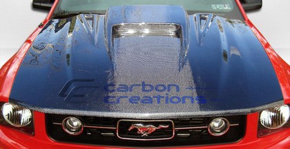Carbon Creations Carbon Fiber Spyder 3 Hood 05-09 Ford Mustang